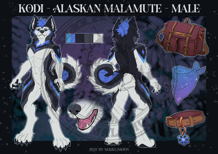 Kodi Malamute Ref - SekielMoon